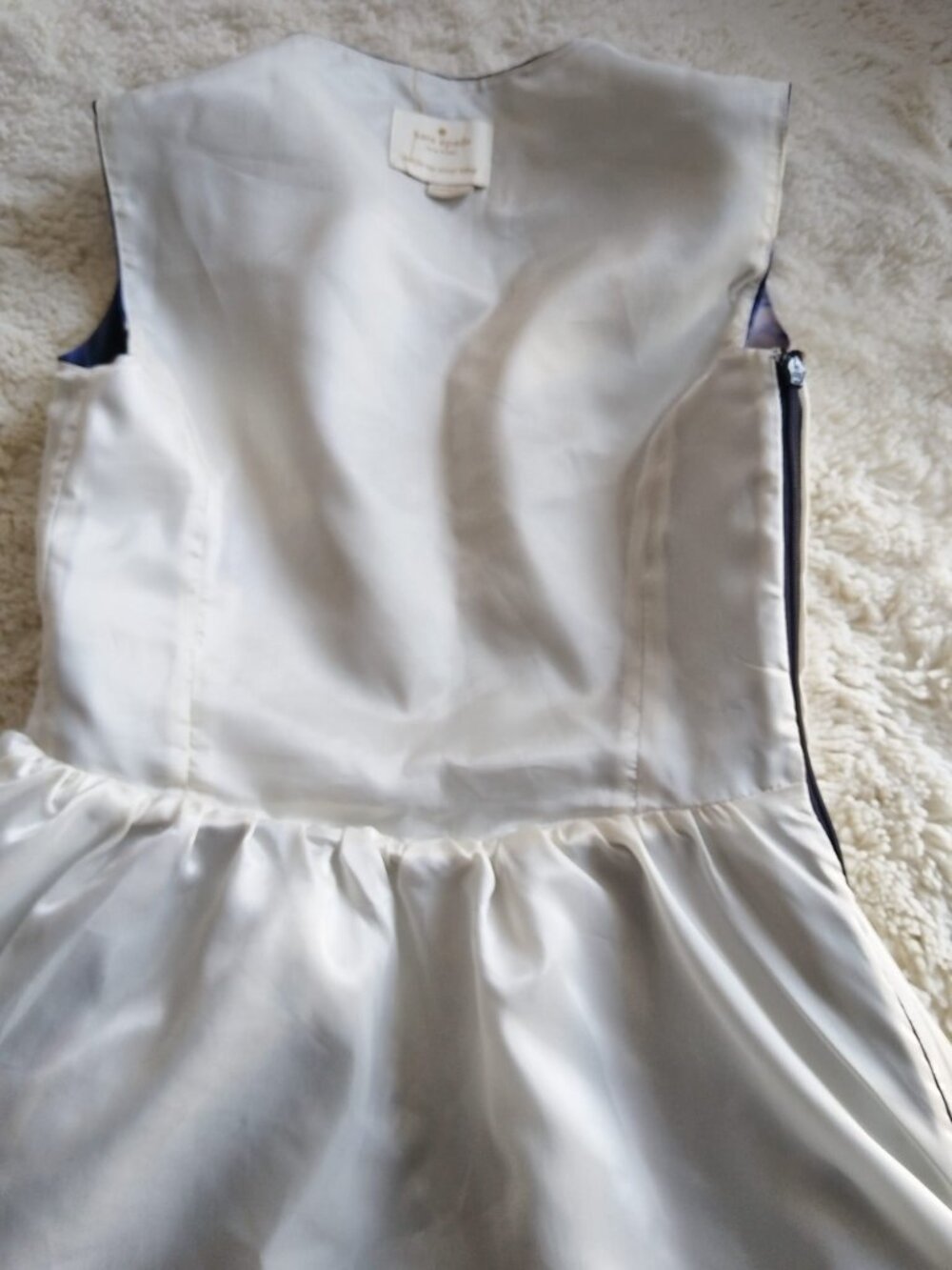 kate spade Blue and White Cloud-Print Sleeveless Mini Dress - Picture 10 of 14